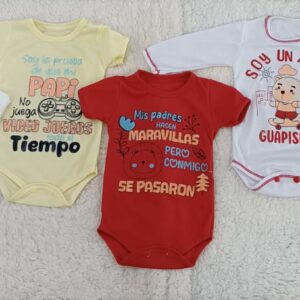 Set x 7 Bodys + Sonajero